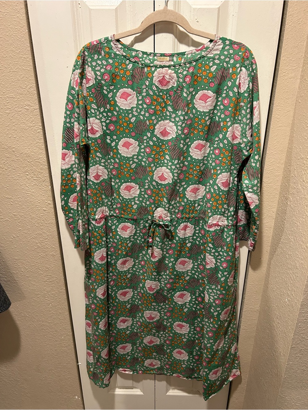 Matta New York Primavera Print Cotton Made in India Dress Midi , XS